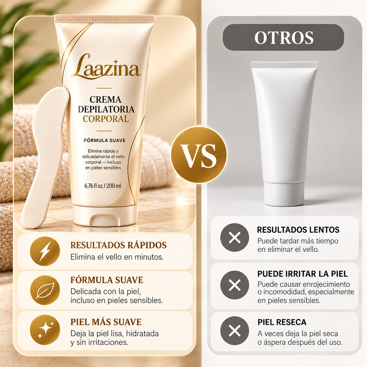 Crema Depilatoria Corporal